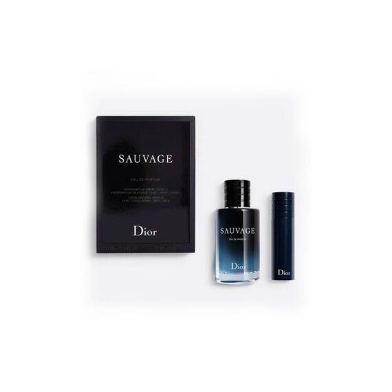 Christian Dior Sauvage For Men Eau de Parfum 100ml + Refillable Travel 10ml