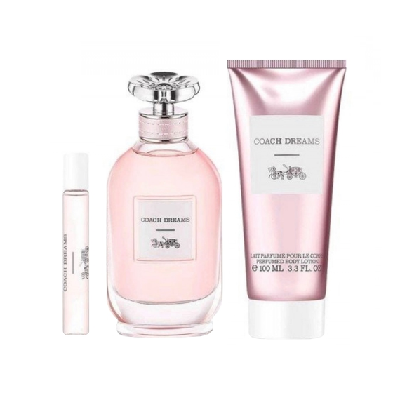 Coach Dreams For Women Set Eau De Parfum 90ml + Eau De Parfum 7.5ml + Body Lotion 100ml, 2 image