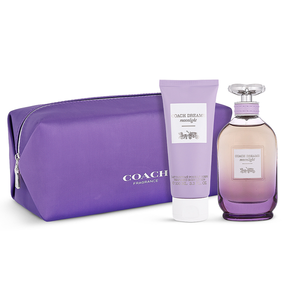 Coach Dreams Moonlight For Women Set Eau De Parfum 90ml + Body Lotion 100ml + Pouch, 2 image