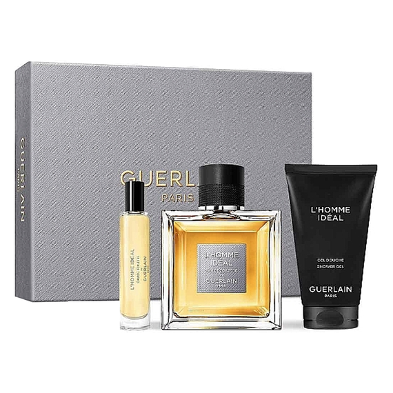 Guerlain L'Homme Ideal For Men Set Eau De Toilette 100ml + Eau De Toilette 10ml + Shower Gel 75ml