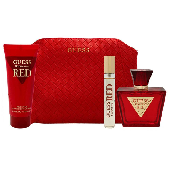 Guess Seductive Red For Women Set Eau De Toilette 75ml + Eau De Toilette 15ml + Body Lotion?100ml?+?Pouch, 2 image