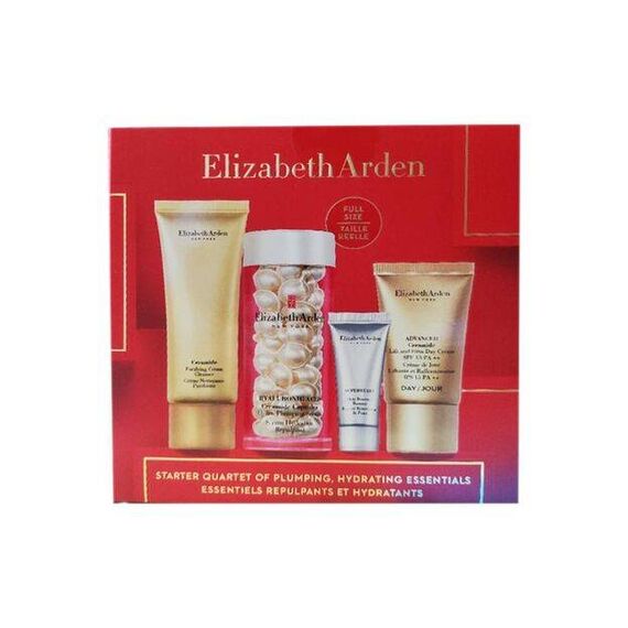 Elizabeth Arden Hyaluronic Acid (Cream Cleanser 50ml + 5ml Skin Renewal Booster 5ml + 60 Ceramide Capsules + Day Cream 15ml)