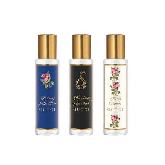 Gucci The Alchemist's Garden Eau de Parfum (A Song For The Rose Eau de Parfum + The Voice Of The Snake Eau de Parfum + Fading Autumn Eau De Toilette) 3 X 15ml