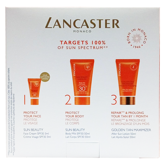 Lancaster (Sun Routine Spf 30 Fc 3ml + Sun Routine Spf 30 Bm 50ml + Golden Tan Maximizer Fsl 50ml), 2 image