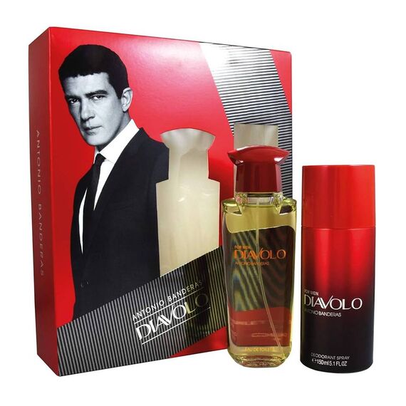 Antonio Banderas Diavolo For Men Eau de Toilette 100ml + Deodorant Spray 150ml