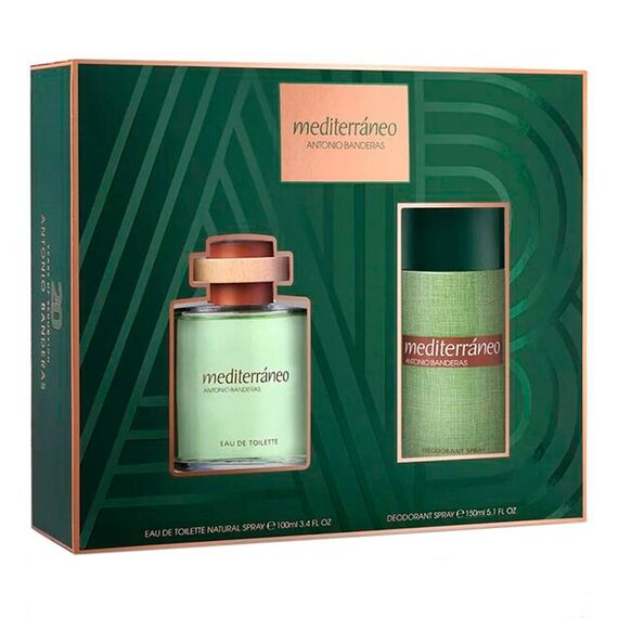 Antonio Banderas Mediterraneo For Men Eau de Toilette 100ml + Deodorant Spray 150ml