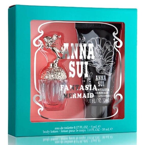 Anna Sui Fantasia Mermaid For Women Eau de Toilette 5ml + Body Lotion 30ml