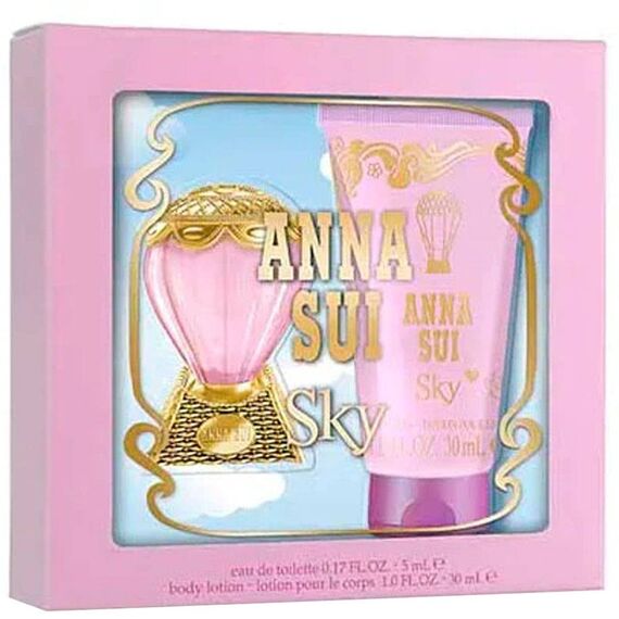 Anna Sui Sky For Women Eau de Toilette 5ml + Body Lotion 30ml