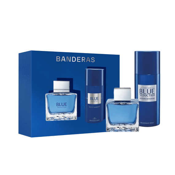 Antonio Banderas Blue Seduction For Men Eau de Toilette 100ml + Deodorant 150ml