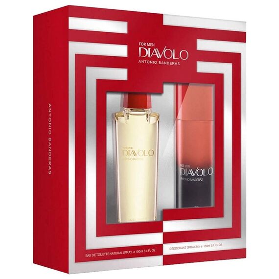 Antonio Banderas Diavolo For Men Eau de Toilette 100ml + Deodorant Spray 150ml, 2 image