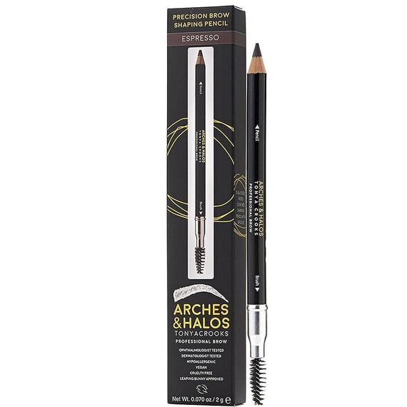 Arches and Halos Precision Brow Espresso For Women Eyebrow Pencil 0.070oz