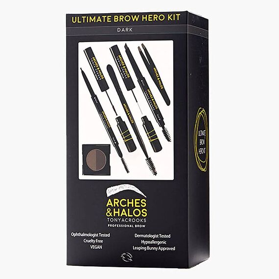 Arches and Halos Ultimate Brow Dark For Women Eyebrow Kit 7pcs, 3 image
