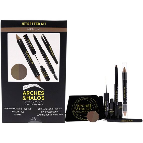 Arches and Halos Ultimate Brow Medium For Women Eyebrow Kit 7pcs, 2 image