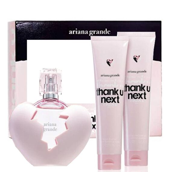 Ariana Grande Thank U Next For Women Eau de Parfum 100ml + Body Cream 100ml + Shower Gel 100ml