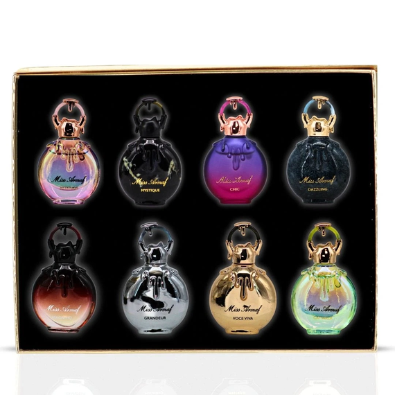 Armaf Miss Armaf For Women Discovery Eau de Parfum Attitude + Catwalk + Chic + Dazzling + Grandeur + Magnifiq + Mystique + Voce Viva 8 X 5ml