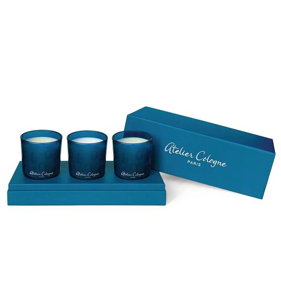Atelier Cologne Candles Trio (2 X Orange Toscana + 1 X Bois Montmartre) 3 X 70g