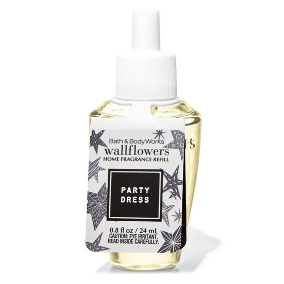 Bath & Body Works Party Dress White Barn Wallflowers Home Fragrance Refill 24ml