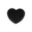Sun Smile Silicone Heart Puff Mat Black Makeup Sponge 1pc