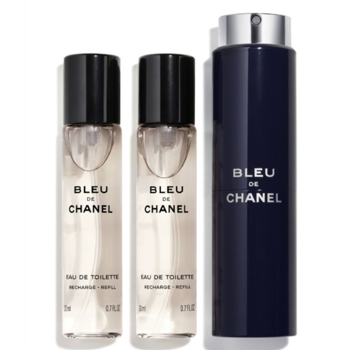 Chanel Bleu De Chanel Twist And Spray Refill For Men Eau De Toilette 3x20ml