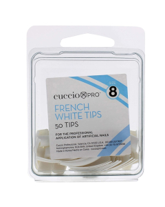 Cuccio Pro French White 50pcs Acrylic Nails