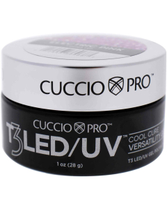 Cuccio Pro T3 Cool Cure Versatility Electric Pink 1oz Nail Gel