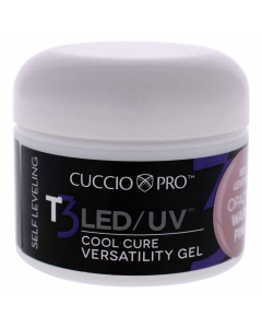 Cuccio Pro T3 Cool Cure Versatility Self Leveling Opaque Warm Pink 1oz Nail Gel