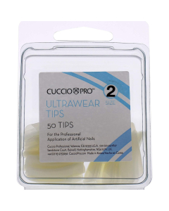 Cuccio Pro Ultrawear Tips # 2 50pcs Acrylic Nails