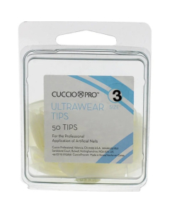 Cuccio Pro Ultrawear Tips # 3 50pcs Acrylic Nails
