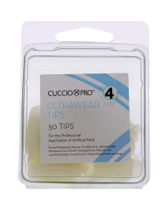 Cuccio Pro Ultrawear Tips # 4 50pcs Acrylic Nails