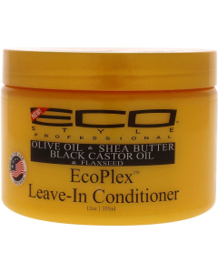 Ecoco Eco Style Black Castor & Flaxseed Leave -In Unisex 355ml Hair Conditioner