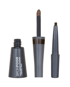 Lashfood Browfood Aqua Brow Powder And Pencil Duo Taupe 0.035oz Eyebrow Pencil