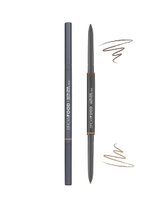 Lashfood Browfood Ultra Fine Brow Pencil Duo Brunette 0.0035oz Eyebrow Pencil