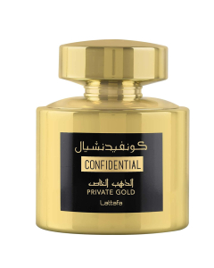 Lattafa Confidential Private Gold Unisex Eau De Parfum 100ml