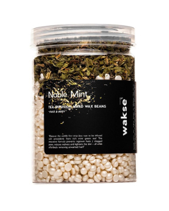 Wakse Tea Infusion Hard Wax Beans Noble Mint Unisex 285g Body Wax