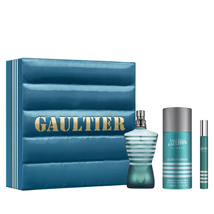 Jean Paul Gaultier Le Male (M) Set Edt 75ml + Edt 10ml + Deodorant 150ml